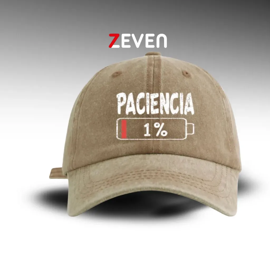[OB133] Gorra beige con estampado de bateria 1%