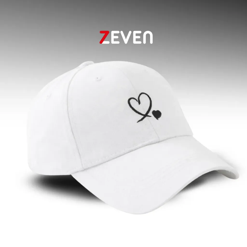 [OB171] Gorra blanca de corazón