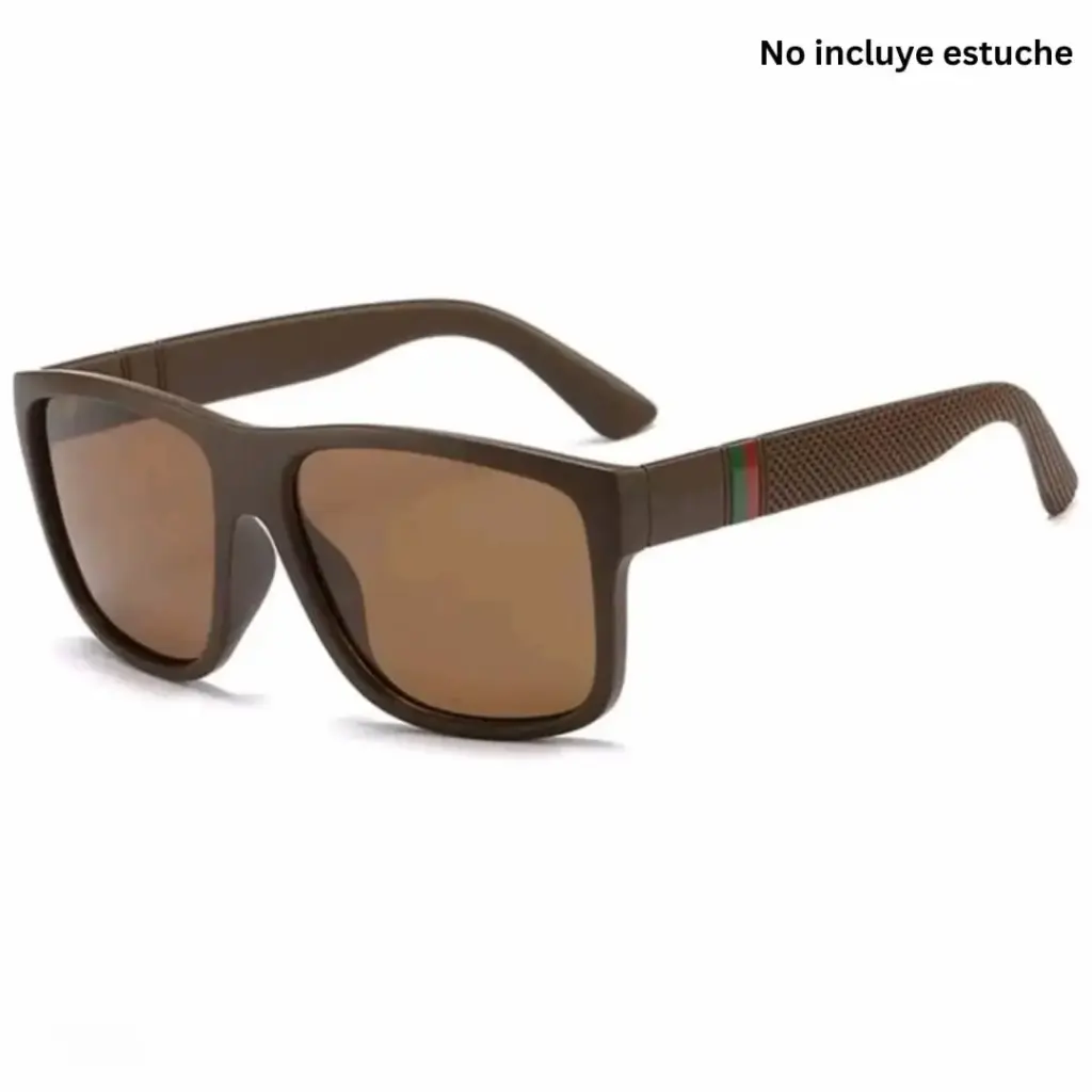 Gafas de sol color marrón 