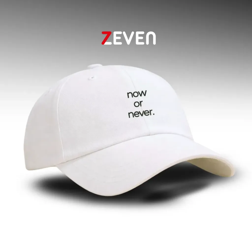 [OB176] Gorra blanca de NEVER or NOW