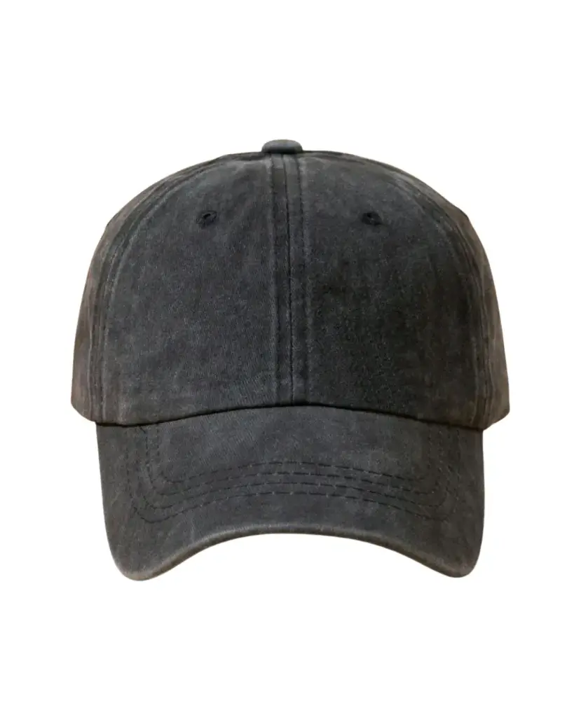 Gorra minimalista gris oscuro  