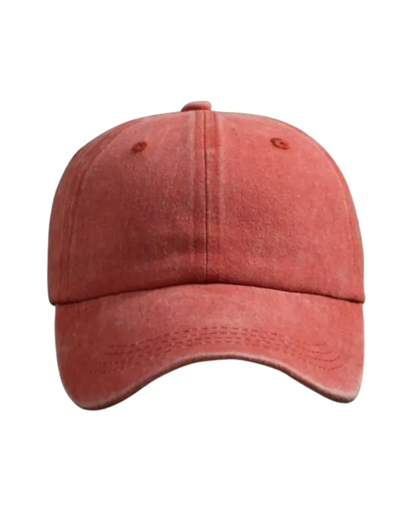 Gorra minimalista naranja  