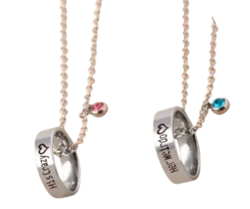 [cd004] Set de collares con dije de anillo