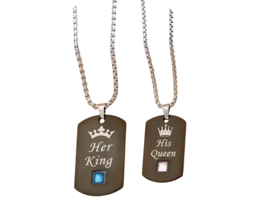 Set de collares con dije de una nota