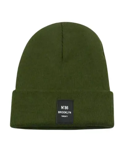 Gorro verde militar con viñeta de BROOKLYN