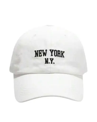 [OB024] Gorra blanca New York