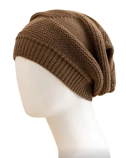 Gorro holgado caqui