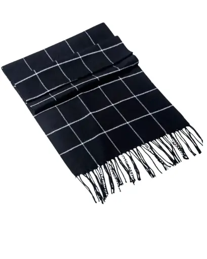 [BF002] Bufanda azul elegante 