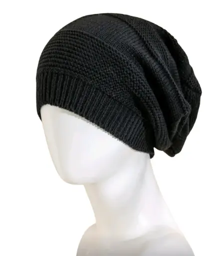 [GS225] Gorro Holgado negro