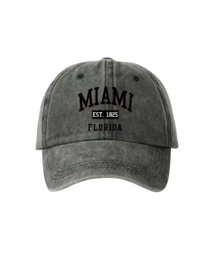 [OB021] Gorra negra MIAMI