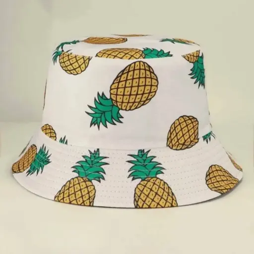 [GSL0029] Sombrero Bucket Hat con diseño de piña 