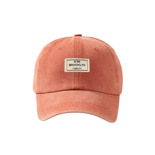 [OB008] Gorra naranja con parche BROOKLYN 
