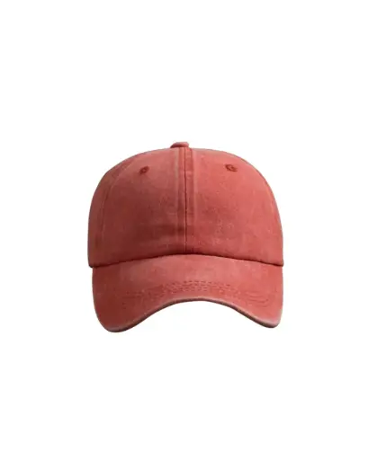 [OB011] Gorra minimalista naranja  